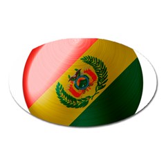 Bolivia Flag Country National Oval Magnet by Sapixe