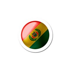 Bolivia Flag Country National Golf Ball Marker by Sapixe