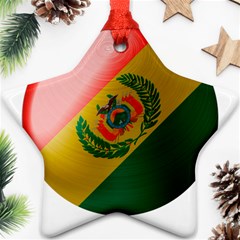 Bolivia Flag Country National Star Ornament (two Sides) by Sapixe