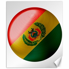 Bolivia Flag Country National Canvas 8  X 10  by Sapixe