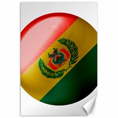 Bolivia Flag Country National Canvas 20  X 30  by Sapixe