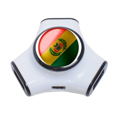 Bolivia Flag Country National 3-port Usb Hub by Sapixe