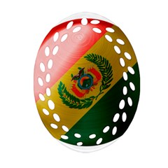 Bolivia Flag Country National Ornament (oval Filigree) by Sapixe