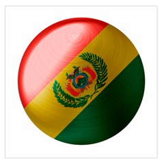 Bolivia Flag Country National Large Satin Scarf (square) by Sapixe