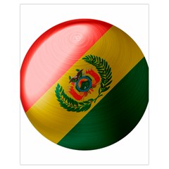 Bolivia Flag Country National Drawstring Bag (small) by Sapixe