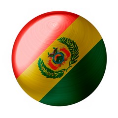 Bolivia Flag Country National Wooden Puzzle Hexagon by Sapixe