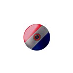 Paraguay Flag Country Nation 1  Mini Buttons Front