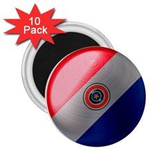 Paraguay Flag Country Nation 2 25  Magnets (10 Pack)  by Sapixe