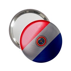 Paraguay Flag Country Nation 2 25  Handbag Mirrors by Sapixe