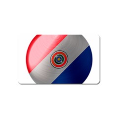 Paraguay Flag Country Nation Magnet (name Card) by Sapixe