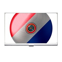 Paraguay Flag Country Nation Business Card Holder by Sapixe