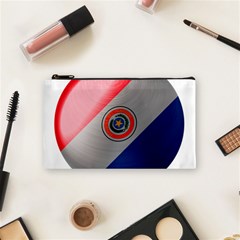 Paraguay Flag Country Nation Cosmetic Bag (small) by Sapixe