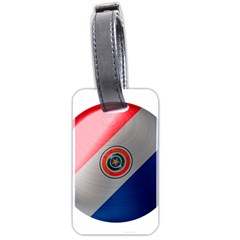 Paraguay Flag Country Nation Luggage Tag (two Sides) by Sapixe