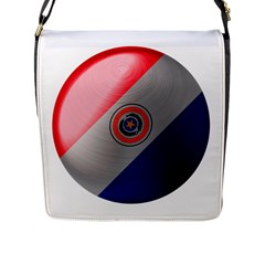 Paraguay Flag Country Nation Flap Closure Messenger Bag (l) by Sapixe