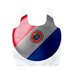 Paraguay Flag Country Nation Full Print Recycle Bag (M) Front