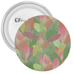 Watercolor Leaves Pattern 3  Buttons by Valentinaart