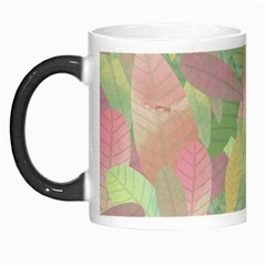 Watercolor Leaves Pattern Morph Mugs by Valentinaart