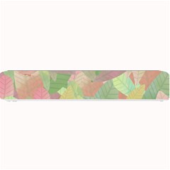 Watercolor Leaves Pattern Small Bar Mats by Valentinaart