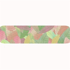 Watercolor Leaves Pattern Large Bar Mats by Valentinaart