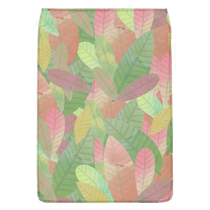 Watercolor leaves pattern Removable Flap Cover (L)