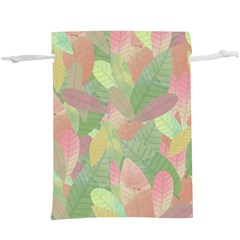 Watercolor Leaves Pattern  Lightweight Drawstring Pouch (xl) by Valentinaart