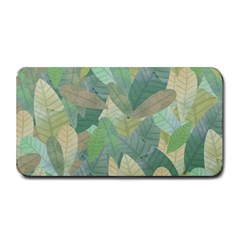 Watercolor Leaves Pattern Medium Bar Mats by Valentinaart