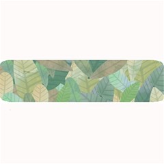 Watercolor Leaves Pattern Large Bar Mats by Valentinaart