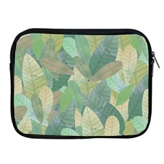 Watercolor Leaves Pattern Apple Ipad 2/3/4 Zipper Cases by Valentinaart