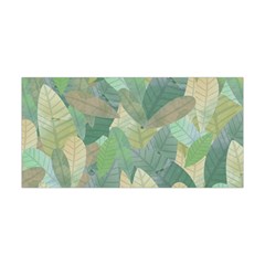 Watercolor Leaves Pattern Yoga Headband by Valentinaart