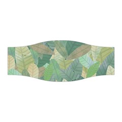 Watercolor Leaves Pattern Stretchable Headband by Valentinaart