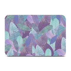 Watercolor Leaves Pattern Plate Mats by Valentinaart