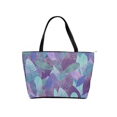 Watercolor Leaves Pattern Classic Shoulder Handbag by Valentinaart