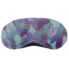 Watercolor Leaves Pattern Sleeping Mask by Valentinaart