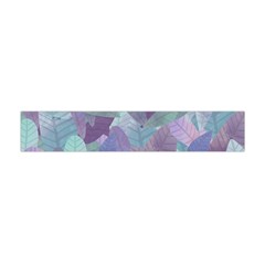 Watercolor Leaves Pattern Flano Scarf (mini) by Valentinaart