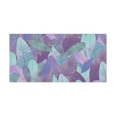 Watercolor Leaves Pattern Yoga Headband by Valentinaart