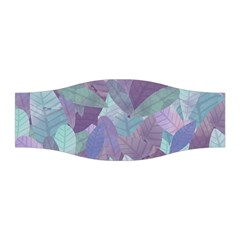 Watercolor Leaves Pattern Stretchable Headband by Valentinaart