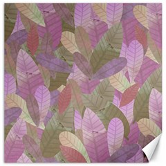 Watercolor Leaves Pattern Canvas 16  X 16  by Valentinaart