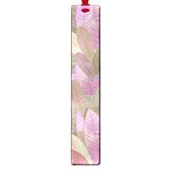 Watercolor Leaves Pattern Large Book Marks by Valentinaart