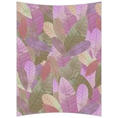 Watercolor Leaves Pattern Back Support Cushion