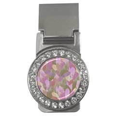 Watercolor Leaves Pattern Money Clips (cz) 