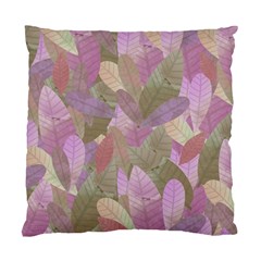 Watercolor Leaves Pattern Standard Cushion Case (two Sides) by Valentinaart