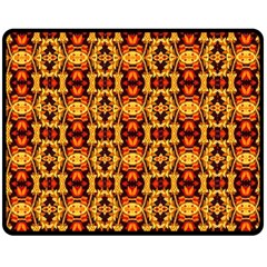 D 1 Double Sided Fleece Blanket (medium)  by ArtworkByPatrick