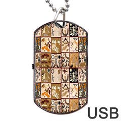 D 5 Dog Tag USB Flash (One Side)