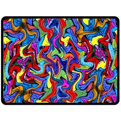 D 7 1 Double Sided Fleece Blanket (large)  by ArtworkByPatrick