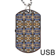 D 9 Dog Tag Usb Flash (one Side) by ArtworkByPatrick