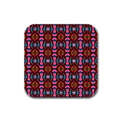 E 2 Rubber Square Coaster (4 Pack)  by ArtworkByPatrick