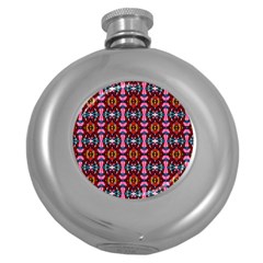 E 2 Round Hip Flask (5 Oz) by ArtworkByPatrick