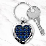 E 3 Key Chain (Heart) Front