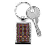 E 4 Key Chain (Rectangle) Front