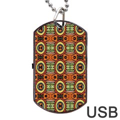 E 6 Dog Tag Usb Flash (two Sides) by ArtworkByPatrick